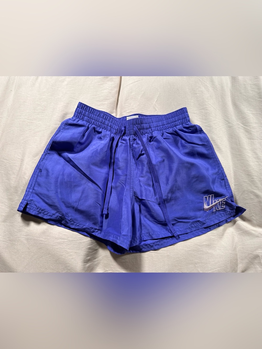 NIKE Dri-Fit  Athletic Lined Running Shorts Women's X Small Purple Active